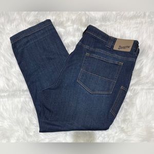 Duluth Trading Jeans Men’s 40X28[ 42X27 ] Blue Denim Ballroom Double Flex Relaxe